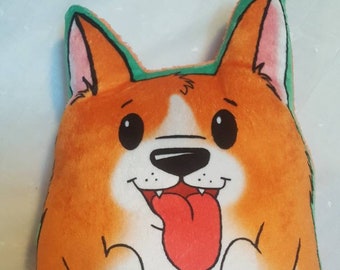 Cuddly Corgi Pillow