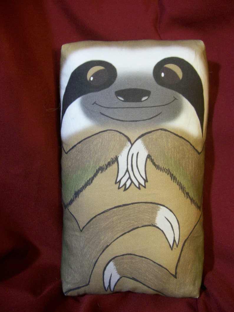 the big one gray sloth backrest pillow