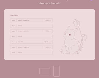 Horario de transmisión de Bunny Tulips - Escritorio y móvil