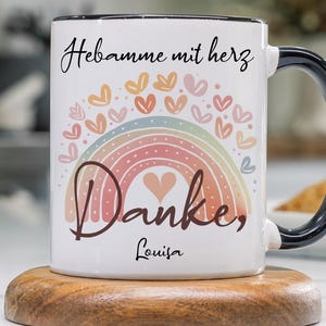 Hebamme geschenk tasse personalisiert hebamme dankeschön geschenk hebamme mit herz danke hebamme manufaktur liebevoll,
