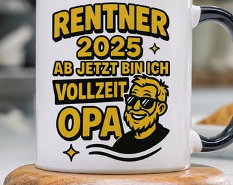 Geiserailie Rentner-Geschenkset – Tasse & Socken Mit Spruch „Ich Bin In Rente, Ich Muss Gar Nix“, 350 Ml, Keramik
