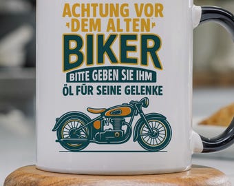Regalo per motociclista, divertente tazza per motociclista, tazza per motociclista, regalo di compleanno per motociclista, regalo di Natale per motociclisti - Italia