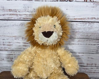 VTG Aurora Tubbie Wubbies 12" Lion Lovey Tan Plush Soft Toy Stuffed Animal