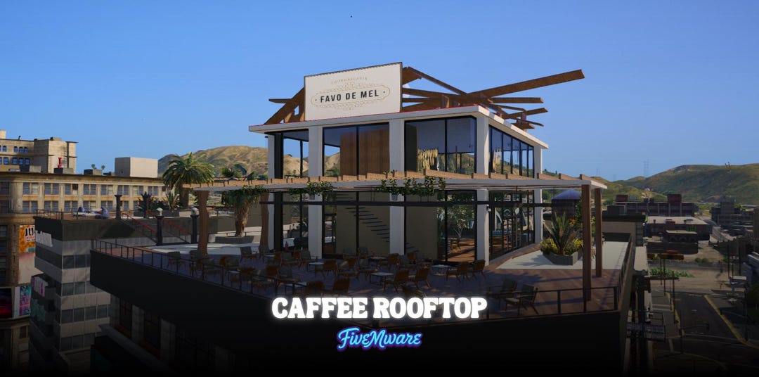 Cafe Rooftop | FIVEM | MLO | Coffee | Roleplay | Highly Optimized ...