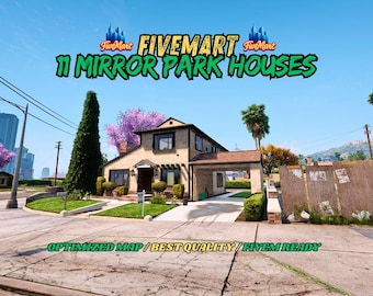 FiveM - 11 Mirror Park Interior Houses - Optimized - Best Quality - Fivem Ready