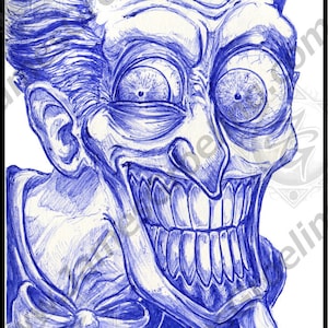 Joker - 8x5.25&quot; Artist mini print (Mini Print)
