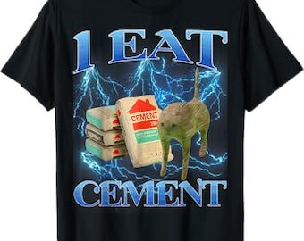 Meme divertido de gato que como cemento, memes de Internet, memes divertidos, diseño de la generación Z, archivo PNG digital, idea para imprimir, archivo PNG de meme de gato divertido, amante del boxeo