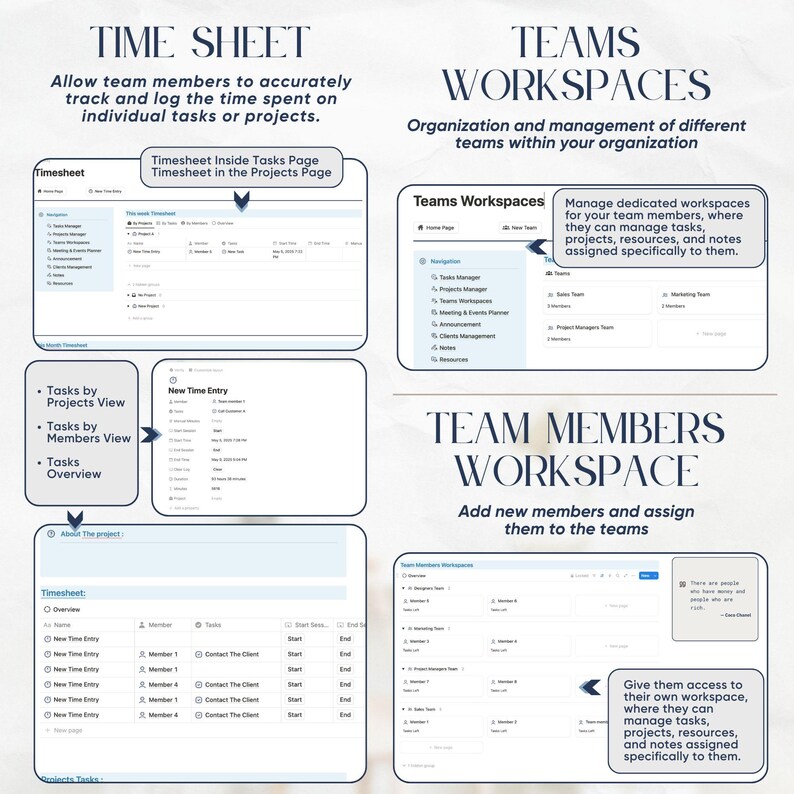 Agency Notion Template | All in One Agency Management System | Project ...