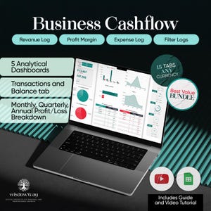 Bookkeeping Profit and Loss P&L 5 Year Google Sheets with Auto Tax Calculations