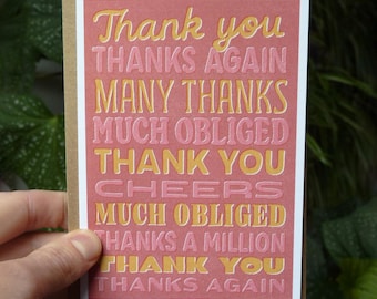 Thank You Card