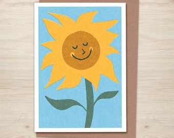 Sunflower Greeting Card