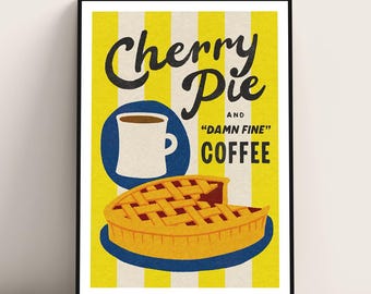 Cherry Pie art print poster