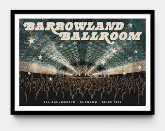 Barrowland Ballroom Glasgow Art Print Poster