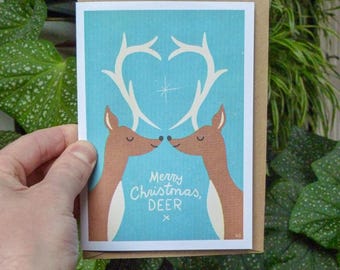 Merry Christmas Deer Card