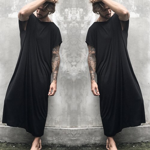 Mens Oversized T-shirt Mens Kaftan Mens 