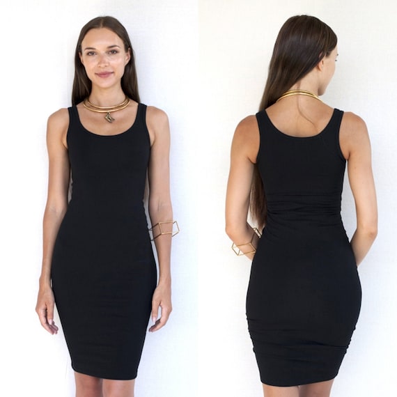 Bodycon Dress, Little Black Dress, Black Tank Dress, Cocktail