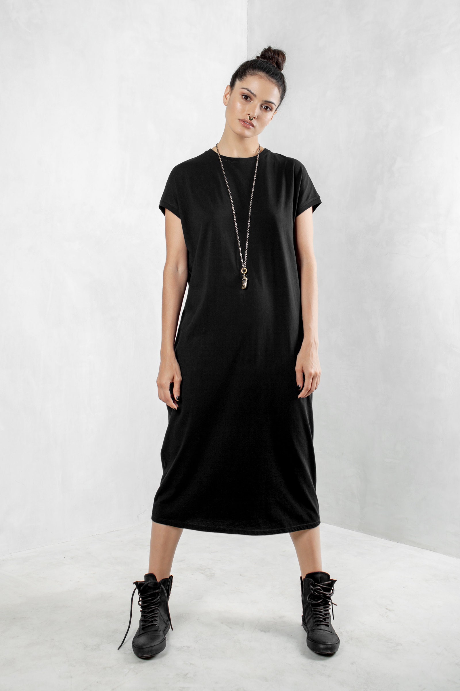 Summer Dress Bangkok Dress Black Cotton 