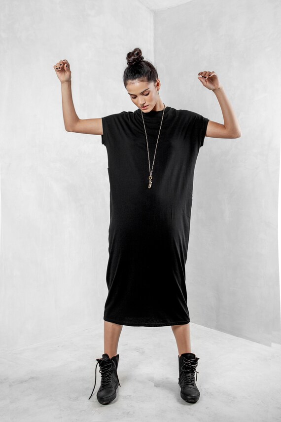 long black cotton dress