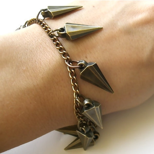 Apache Arrow Bracelet in Antique Brass. FAST Shipping from USA w/Tracking for US Buyers. Gift Box/Ribbon Included.