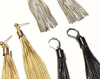 Vivienne Tassel Earrings. Handmade to Order. Fast Shipping from Los Angeles. Will Arrive in Branded Gift Box. Perfect Gift or Treat Yourself
