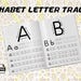 Alphabet Letter Handwriting Chart Print, - Etsy