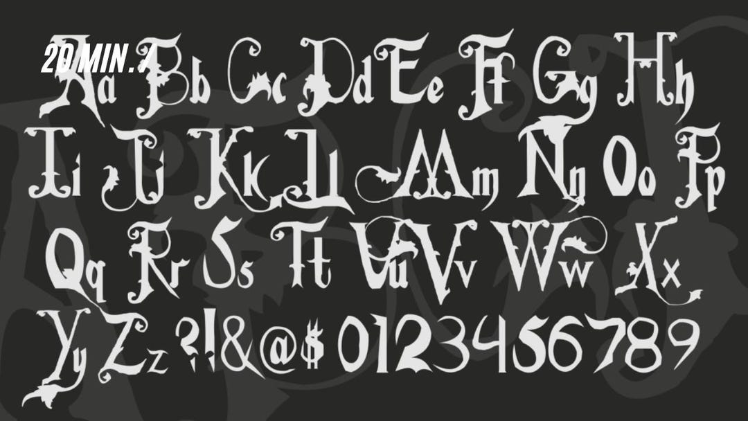 Addams Family Fonts Spooky Fun in Cricut Format, SVG, PNG & GIF Addams ...