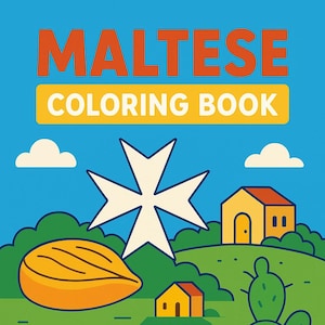 Livre de coloriage pour enfants en maltais