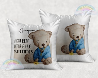 Bear hug cushion | Etsy Bear Hug Anyone Throw Pillow Cover | Etsy