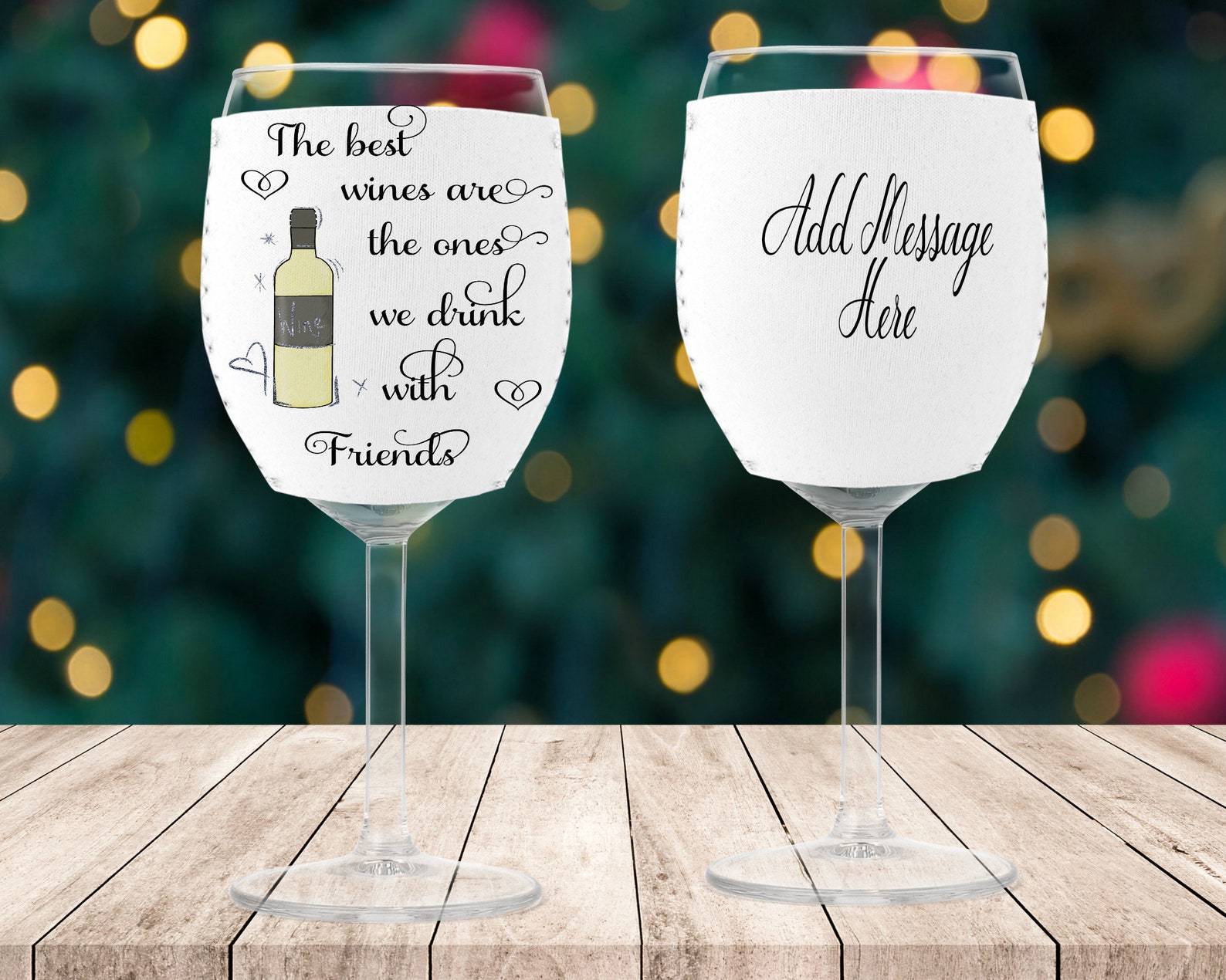 wine glass coolers personalised