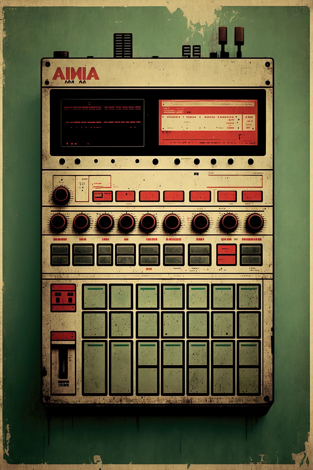 Vintage Drum Machine Sampler Musique DJ Step Sequencer 3 Etsy France