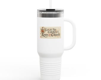 Resemugg "Älska som Kristus älskar kyrkan" | 113 cl isolerad mugg