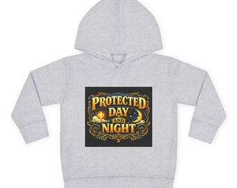 Sudadera con capucha/jersey para niños pequeños, con protección para el día y la noche.