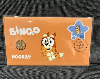 2026 Bluey Bingo Postal Numismatic Covers (PNC's) munt en postzegel Limited Edition