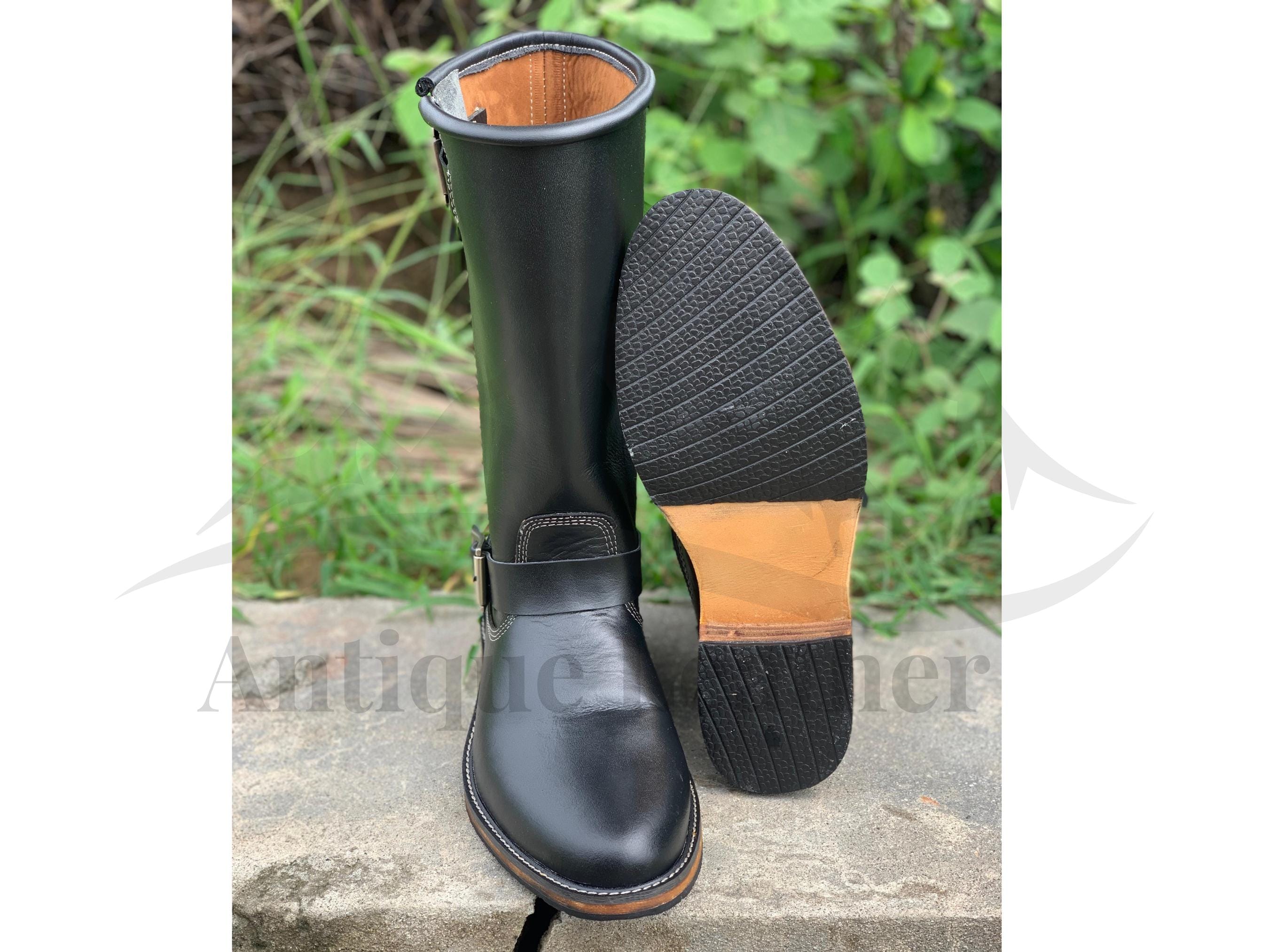 Vintage Engineer Boots Men - Etsy