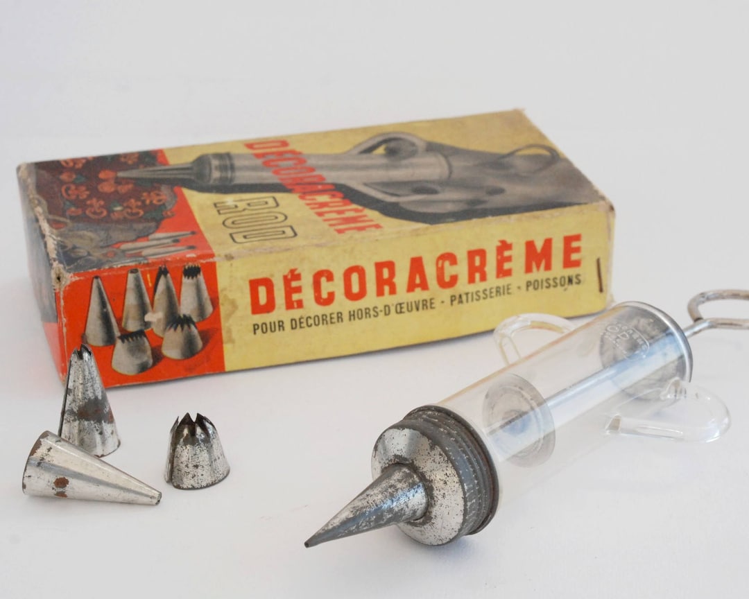 Seringe Pâtisserie Avec 5 Douilles - Pistolet Décorateur Gâteaux Cupcakes Donuts