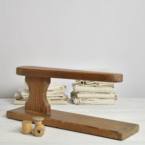 Houten wasmand Jeannette - Vintage strijkaccessoire