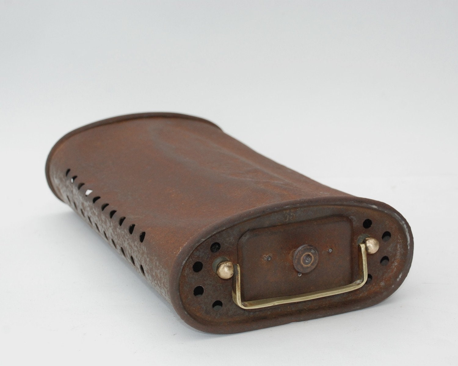 Ancien Très Grand Chauffe Pieds de Voiture Carriole à Cheval, 45 cm Long, 19Ème Collectionner.