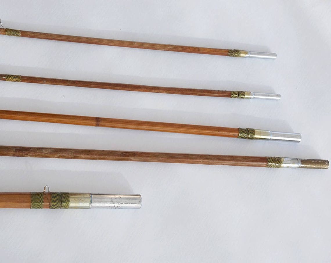 Canne A Peche Bambou Canne à pêche à la mouche en bambou refendu convertible en - Etsy France