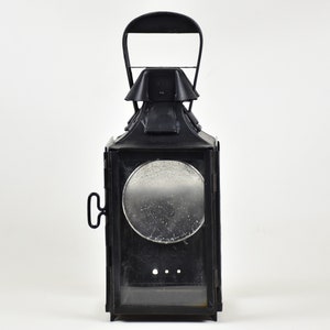 Large hanging candle lantern SNCF lamp vintage : Outdoor lighting for patio and garden image 2