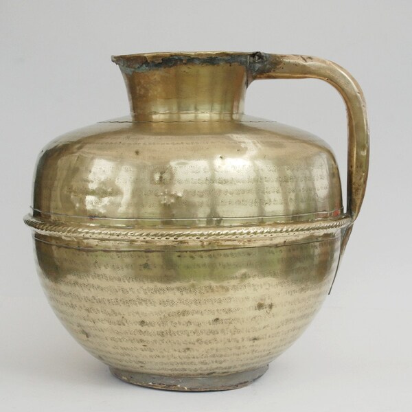 Copper milk can, Farmhouse 19th Century, Vintage home decor