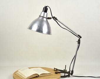 Industrial articulated lamp - Table lamp or wall hanging lamp - Cremer - Vintage gift