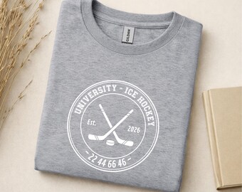 University Hockey Shirt, Booktok Hockey TShirt, Fantasy Romance Reader, Bookish Shirt, Hockey Lover Tee, Cozy Reader Shirt, Book Gift