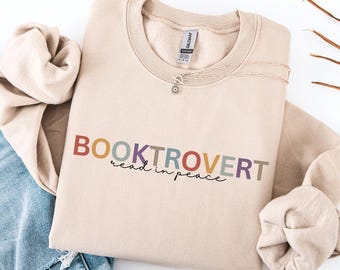 Booktrovert Shirt, Leseratten Geschenk, Buchliebhaber T-Shirt, Bücherwurm Outfit, Introvertiert Shirt, Geschenk für Bücherfans