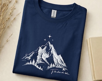 To the Stars who listen Shirt, Cozy Fantasy T-Shirt, Bookish Shirt, Booktok Clothing, Night Court Sweater, Court of Dreams