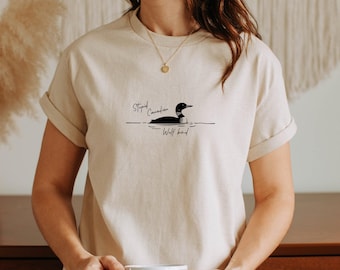Camiseta de pájaro lobo canadiense tonto, camiseta de romance de hockey, suéter para amantes de los libros, sudadera acogedora para lectores, cita divertida de merchandising literario