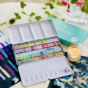 Glitter Watercolor Set 24 Colors – Inspiring Gift for Creatives image 10