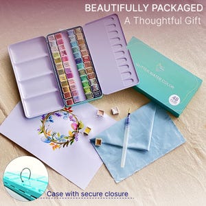 Glitter Watercolor Set 24 Colors – Inspiring Gift for Creatives image 12
