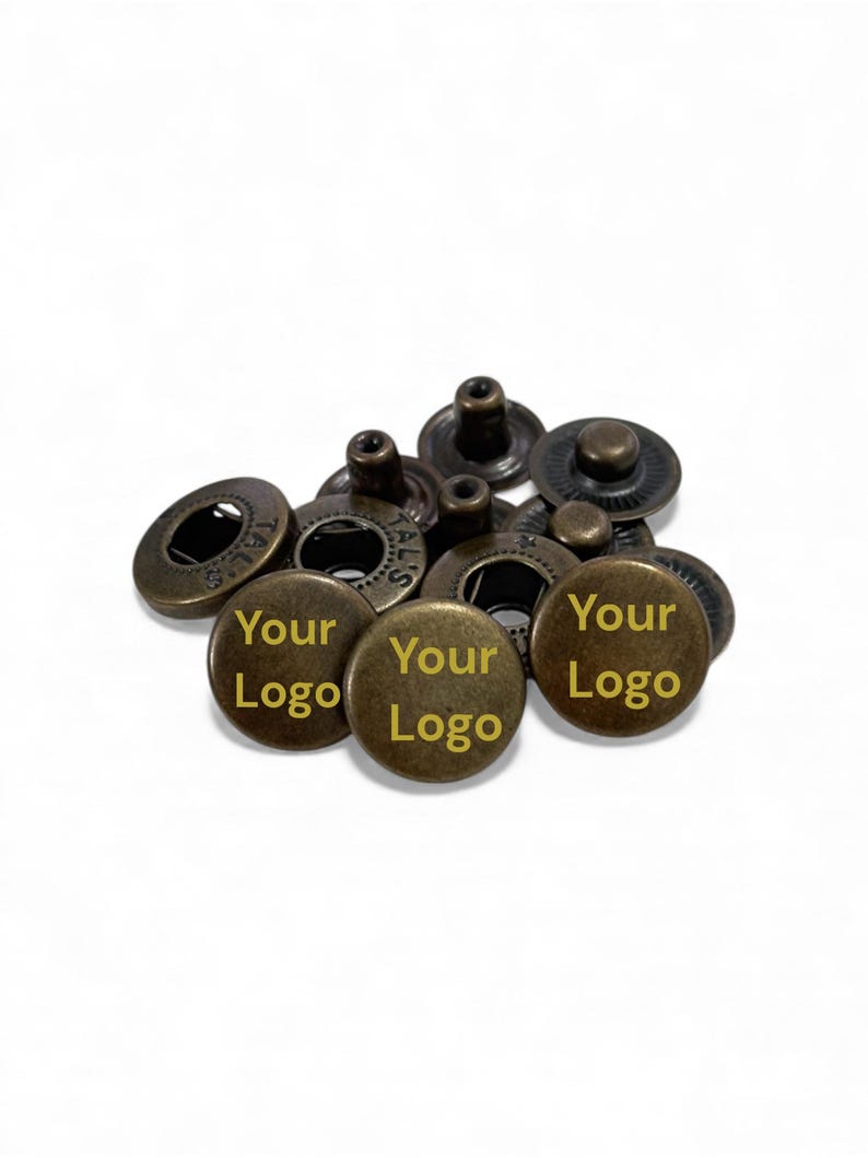 15mm,customized Snap Button,personalized Jacket Button, - Etsy