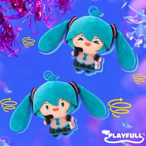 Peluche de Miku con orejas giratorias: ¡ternura interactiva de Vocaloid!