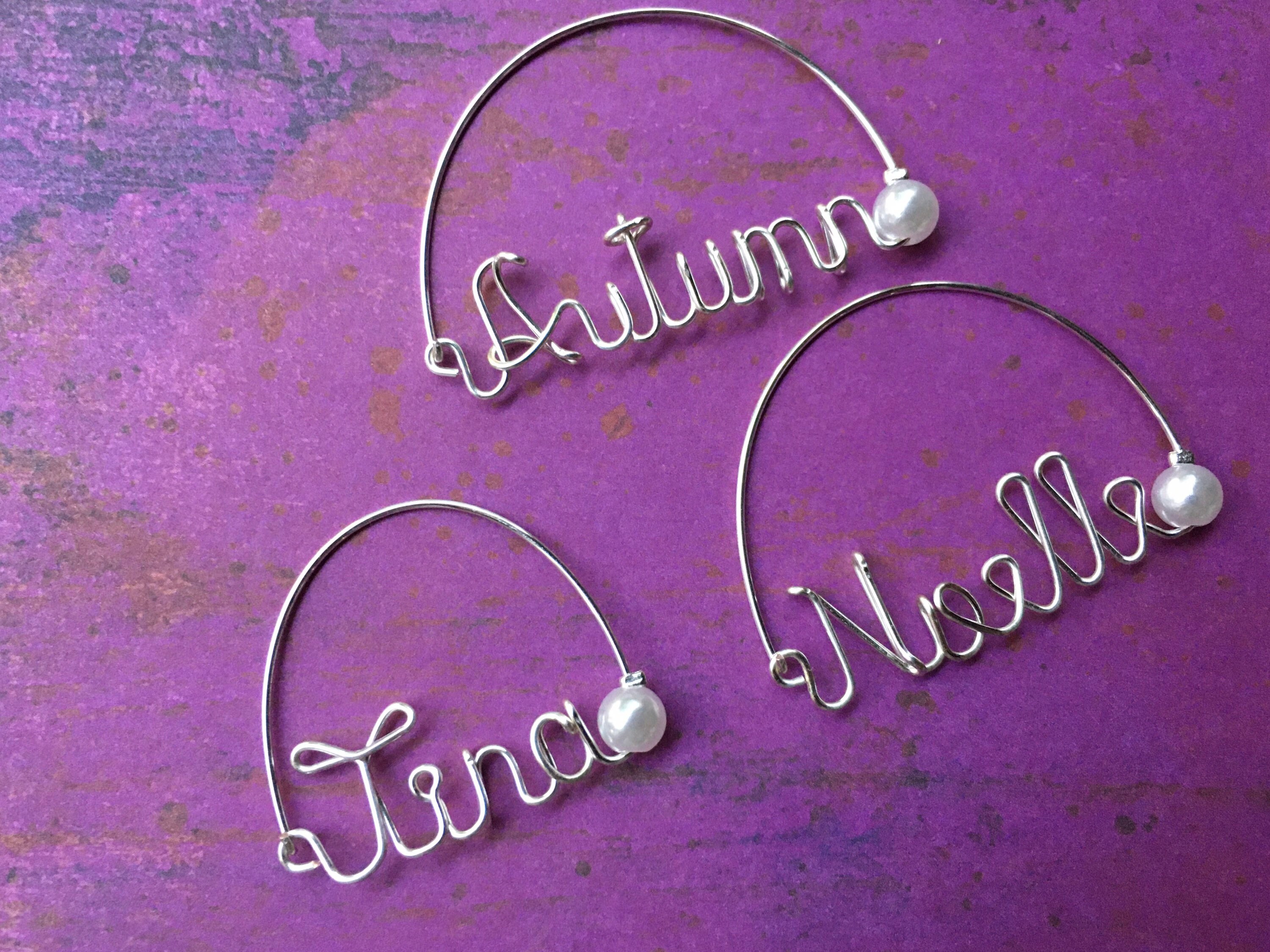 Wine Glass Charm, Personalized Wine Charm, Wedding, Bridesmaid Gifts,…